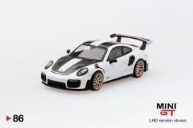 Porsche  - 911 white - 1:64 - Mini GT - mgt00086-L - MGT00086lhd | Toms Modelautos