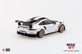 Porsche  - 911 white - 1:64 - Mini GT - mgt00086-L - MGT00086lhd | Toms Modelautos