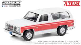 GMC  - Jimmy 1983 white/red - 1:64 - GreenLight - 44865E - gl44865E | Toms Modelautos