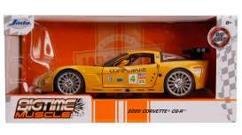 Chevrolet Corvette - C6R 2005 yellow - 1:24 - Jada Toys - 31650 - jada31650y | Toms Modelautos