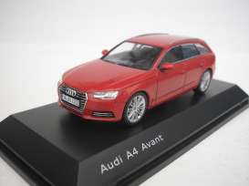 Audi  - A4 Avant 2018 red - 1:43 - Audi - 5011504223 - audi04223A4r | Toms Modelautos