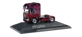 Scania  - R TL black/red - 1:87 - Herpa - 110808 - herpa110808 | Toms Modelautos