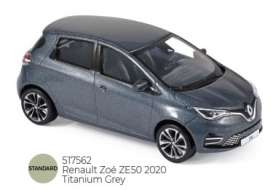 Renault  - Zoe ZE50 2020 titanium grey - 1:43 - Norev - 517562 - nor1517562 | Toms Modelautos