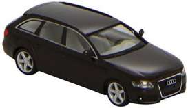 Audi  - A4 Avant black metallic - 1:87 - Herpa - H034012 - herpa034012bk | Toms Modelautos