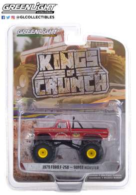 Ford  - F-250 1979 red - 1:64 - GreenLight - 49090D - gl49090D | Toms Modelautos