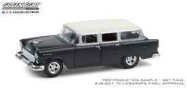 Chevrolet  - Two-Ten Townsman 1955 black/ivory - 1:64 - GreenLight - 36010A - gl36010A | Toms Modelautos