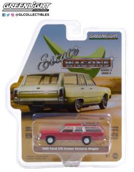 Ford  - LTD Crown 1981 red - 1:64 - GreenLight - 36010F - gl36010F | Toms Modelautos
