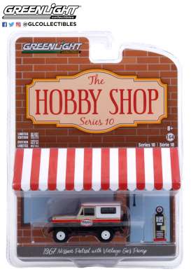 Nissan  - Patrol 1967 white/red/black - 1:64 - GreenLight - 97100A - gl97100A | Toms Modelautos