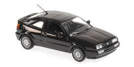 Volkswagen  - Corrado 1990 black - 1:43 - Maxichamps - 940055601 - mc940055601 | Toms Modelautos