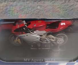 MV Agusta  - 750 F4 silver/red - 1:24 - Magazine Models - 4110102 - mag4110102 | Toms Modelautos