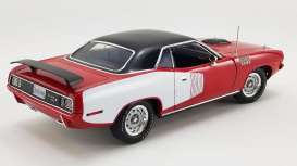 Plymouth  - Hemi Cuda 1971 red/white/black - 1:18 - Acme Diecast - 1806121 - acme1806121 | Toms Modelautos