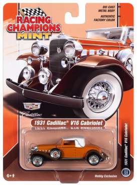 Cadillac  - Cabriolet 1931 orange/brown - 1:64 - Racing Champions - RCSP015 - RCSP015 | Toms Modelautos