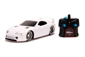 Toyota  - Supra F&F *Radio Control* 1995 white - 1:16 - Jada Toys - 31407 - jada31407 | Toms Modelautos