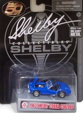 Shelby  - Cobra CSX2000 1962 blue - 1:64 - Shelby Collectibles - shelbyCobraCSX | Toms Modelautos