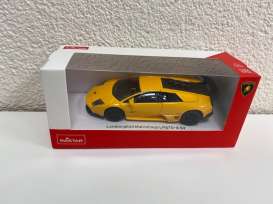Lamborghini  - Murcielago LP670-4 SV yellow/black - 1:43 - Rastar - 39500 - rastar39500y | Toms Modelautos