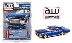 Chevrolet  - Impala SS hard top 1970 blue - 1:64 - Auto World - CP7666 - AWCP7666 | Toms Modelautos