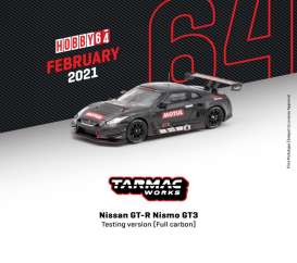 Nissan  - GT-R Nismo black - 1:64 - Tarmac - T64-035-TEST - TC-T64-035TEST | Toms Modelautos