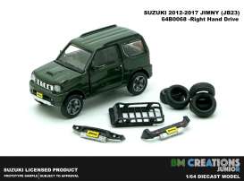 Suzuki  - Jimny K-Car JB23 1998 dark green - 1:64 - BM Creations - 64B0068 - BM64B0068 | Toms Modelautos