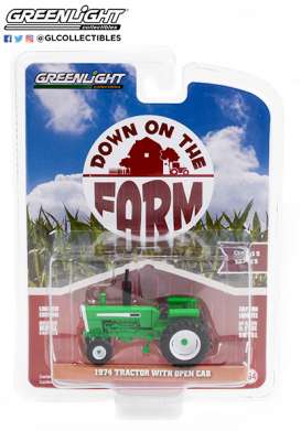 Tractor  - 1974 green - 1:64 - GreenLight - 48050B - gl48050B | Toms Modelautos