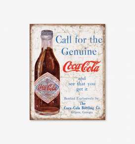 Tac Signs  - Coca-Cola white/brown - Tac Signs - D1918 - tacD1918 | Toms Modelautos