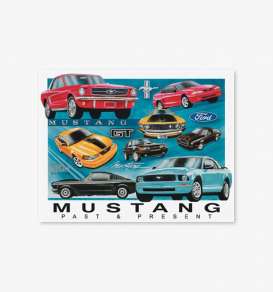 Tac Signs  - Mustang blue/red/yellow - Tac Signs - D1272 - tacD1272 | Toms Modelautos