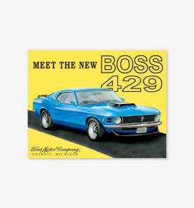 Tac Signs  - Mustang yellow/blue - Tac Signs - D703 - tacD703 | Toms Modelautos