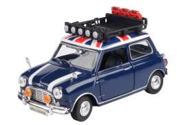Mini  - Cooper blue/white/red - 1:18 - Motor Max - 79741 - mmax79741 | Toms Modelautos