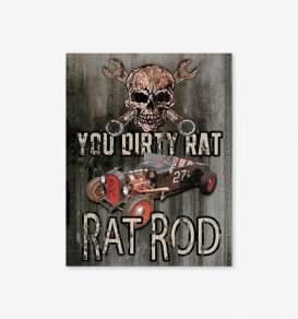 Tac Signs  - Hot Rod brown/red/rusty - Tac Signs - D1538 - tacD1538 | Toms Modelautos