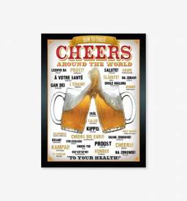 Tac Signs  - Beer white/yellow/red - Tac Signs - D1829 - tacD1829 | Toms Modelautos