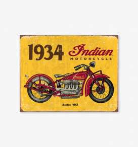 Tac Signs  - Indian yellow/red - Tac Signs - D1929 - tacD1929 | Toms Modelautos