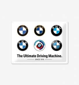 Tac Signs 3D  - BMW black/blue/white - Tac Signs - NA23296 - tac3D23296 | Toms Modelautos