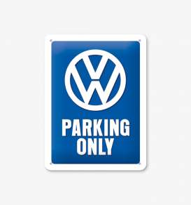 Tac Signs 3D  - Volkswagen blue/white - Tac Signs - NA23135 - tac3D23135 | Toms Modelautos