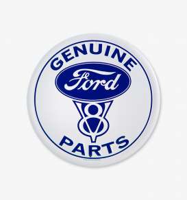 Tac-Signs Big Round  - Ford white/blue - Tac Signs - 24RD4 - tacB24RD4 | Toms Modelautos