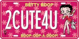 Funny Plates  - Betty Boop pink/white - Tac Signs - SOTT12001 - fun12001 | Toms Modelautos