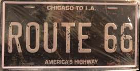 Funny Plates  - Route 66 brown - Tac Signs - 13888 - fun13888 | Toms Modelautos