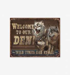Tac Signs  - Welcome brown - Tac Signs - D1984 - tacD1984 | Toms Modelautos
