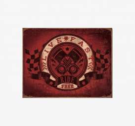 Tac Signs  - Motorcycles brown/rusty - Tac Signs - D2052 - tacD2052 | Toms Modelautos