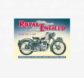 Tac Signs  - Royal Enfield yellow/blue/red - Tac Signs - T24 - tacT24 | Toms Modelautos