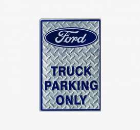 Tac Signs  - Ford silver/blue - Tac Signs - M395 - tacM395 | Toms Modelautos