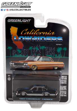 Chevrolet  - Caprice 1987 black - 1:64 - GreenLight - 63010D - gl63010D | Toms Modelautos