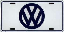 Funny Plates  - Volkswagen white/blue - Tac Signs - 164 - fun164 | Toms Modelautos