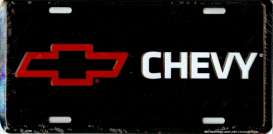 Funny Plates  - Chevrolet black/red/white - Tac Signs - 2708 - fun2708 | Toms Modelautos