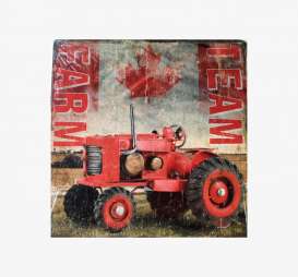 Tac Signs  - Tractor brown/red - Tac Signs - LDME93 - tacLDME93 | Toms Modelautos
