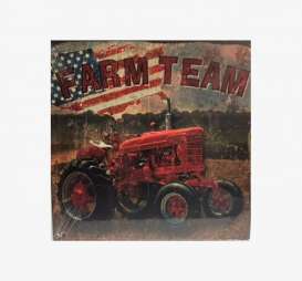 Tac Signs  - Tractor brown/red/blue - Tac Signs - LDME95 - tacLDME95 | Toms Modelautos