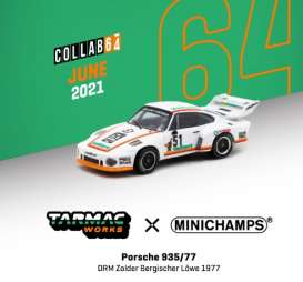Porsche  - 935/77 white/orange - 1:64 - Tarmac - T64MC-002-VAL - TC-T64MC002VAL | Toms Modelautos