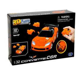 Corvette  - C6R 3D Puzzle orange - 1:32 - Happy Well - 57150 - happy57150 | Toms Modelautos