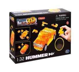Hummer  - H2 3D Puzzle crystal orange - 1:32 - Happy Well - 57101 - happy57101 | Toms Modelautos