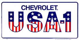 Funny Plates  - Chevrolet white/blue/red - Tac Signs - SL104 - funSL104 | Toms Modelautos