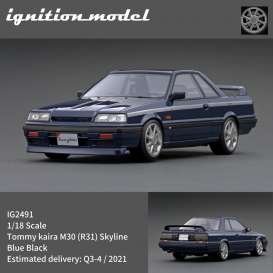Nissan  - Skyline blue/black - 1:18 - Ignition - IG2491 - IG2491 | Toms Modelautos