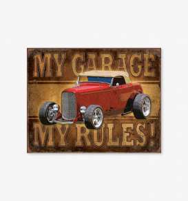 Tac Signs  - Hot Rod red/brown - Tac Signs - D1761 - tacD1761 | Toms Modelautos